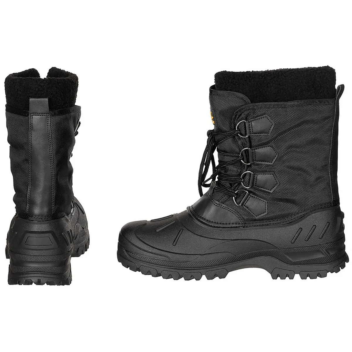 Kälteschutzstiefel geschnürt schwarz