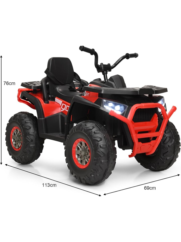 COSTWAY 12V Elektro Kinderquad ab 3 Jahren in Rot günstig kaufen onesize