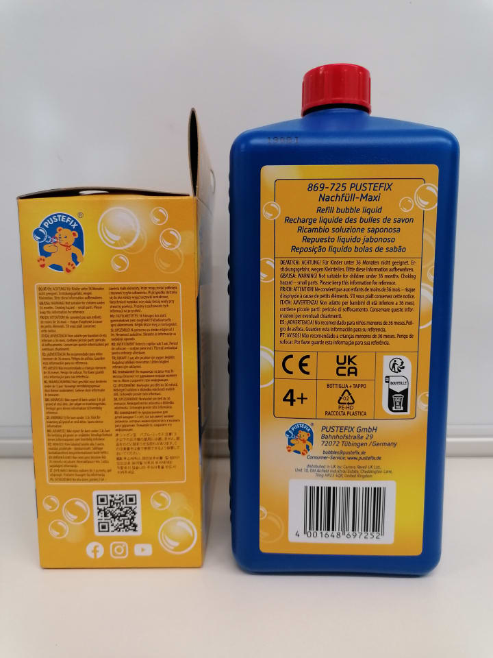 Pustefix PUSTEFIX Seifenblasen Multi-Bubble-Trompet   PUSTEFIX Nachfüllflasche 1.000ml günstig kaufen onesize