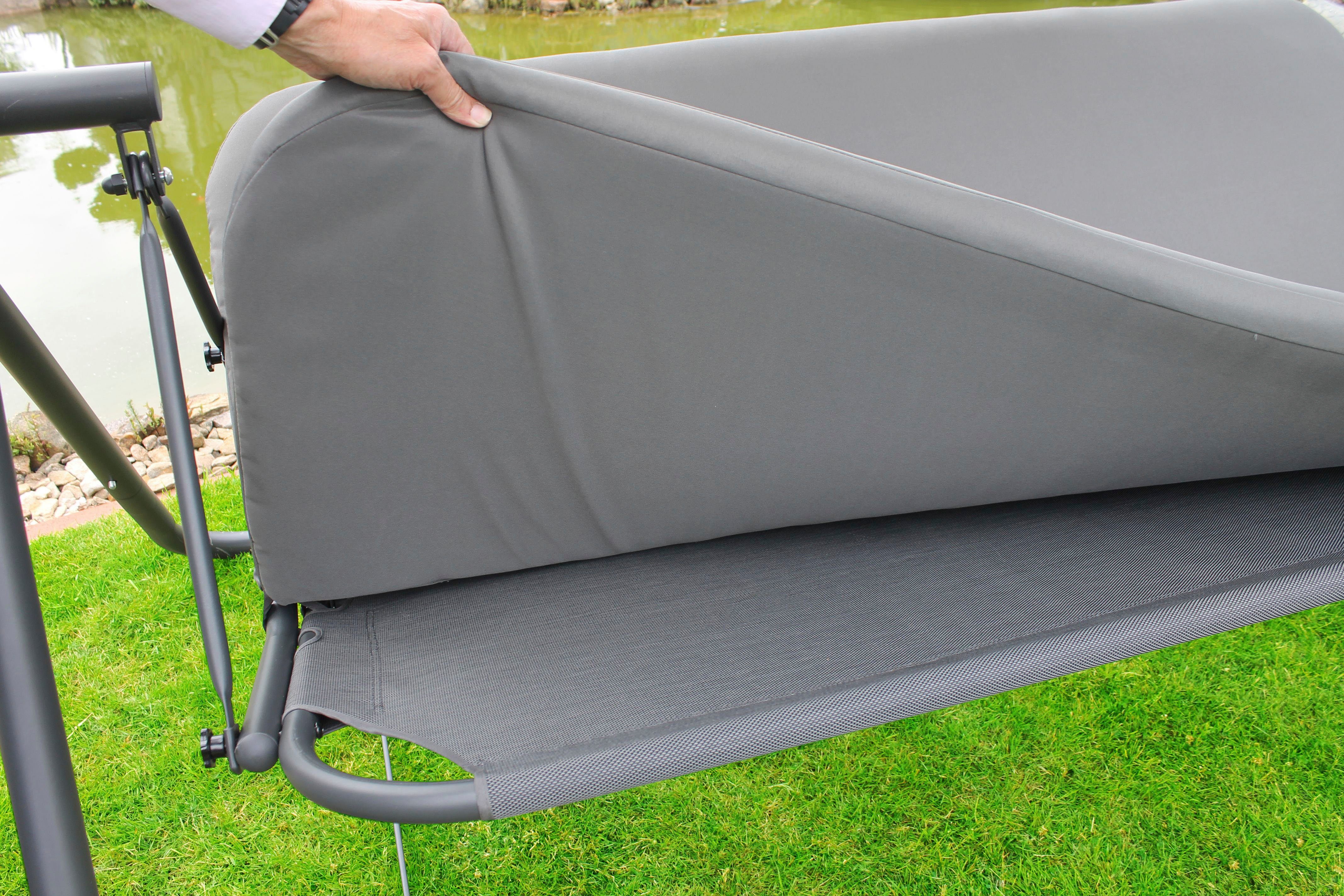 Leco Hollywoodschaukel Wiltrud, 2-Sitzer, klappbar