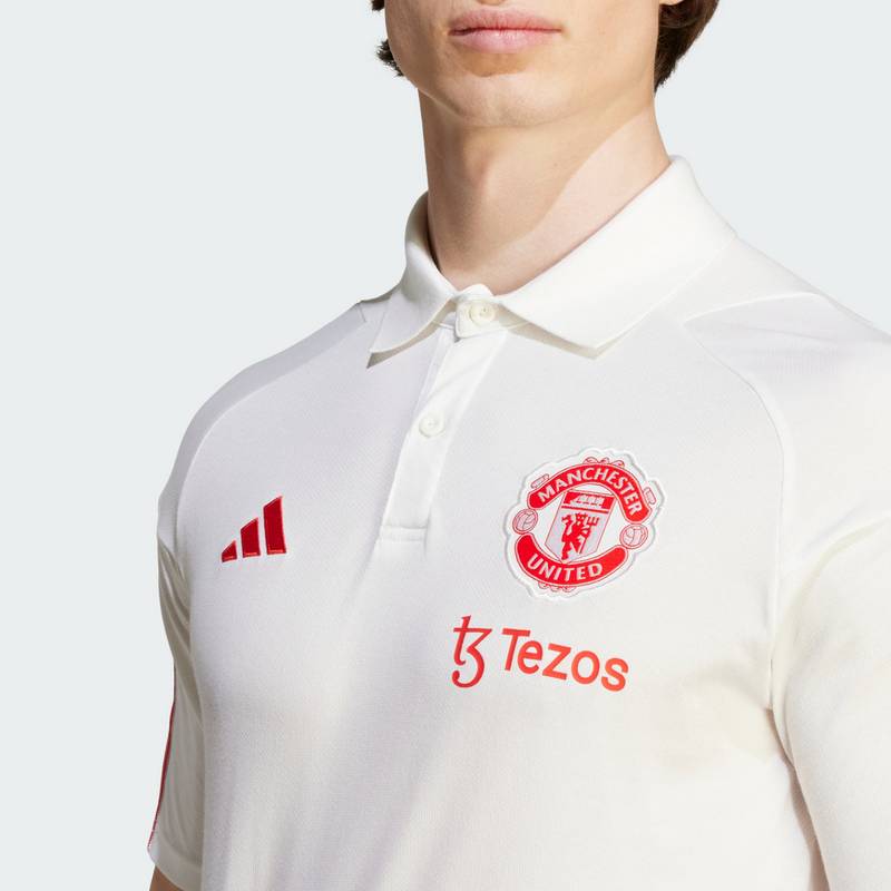 adidas Manchester United Tiro 23 Poloshirt Langarmshirt Herren