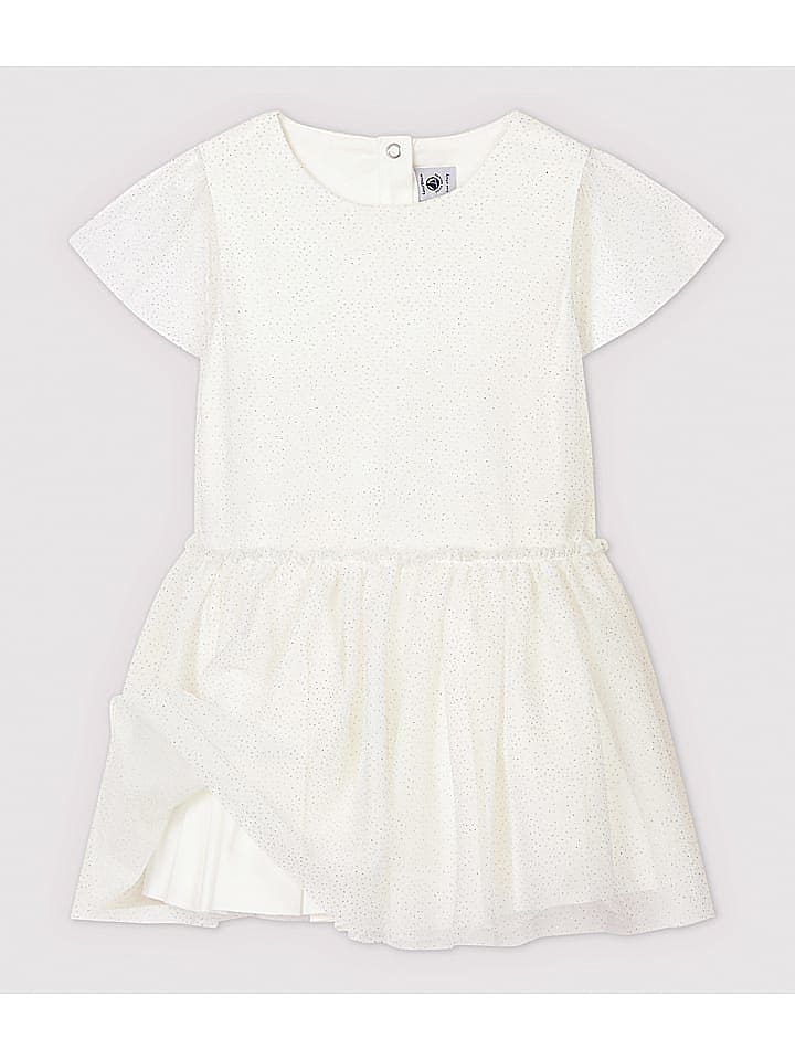 PETIT BATEAU Kleid in Weiß günstig kaufen 104