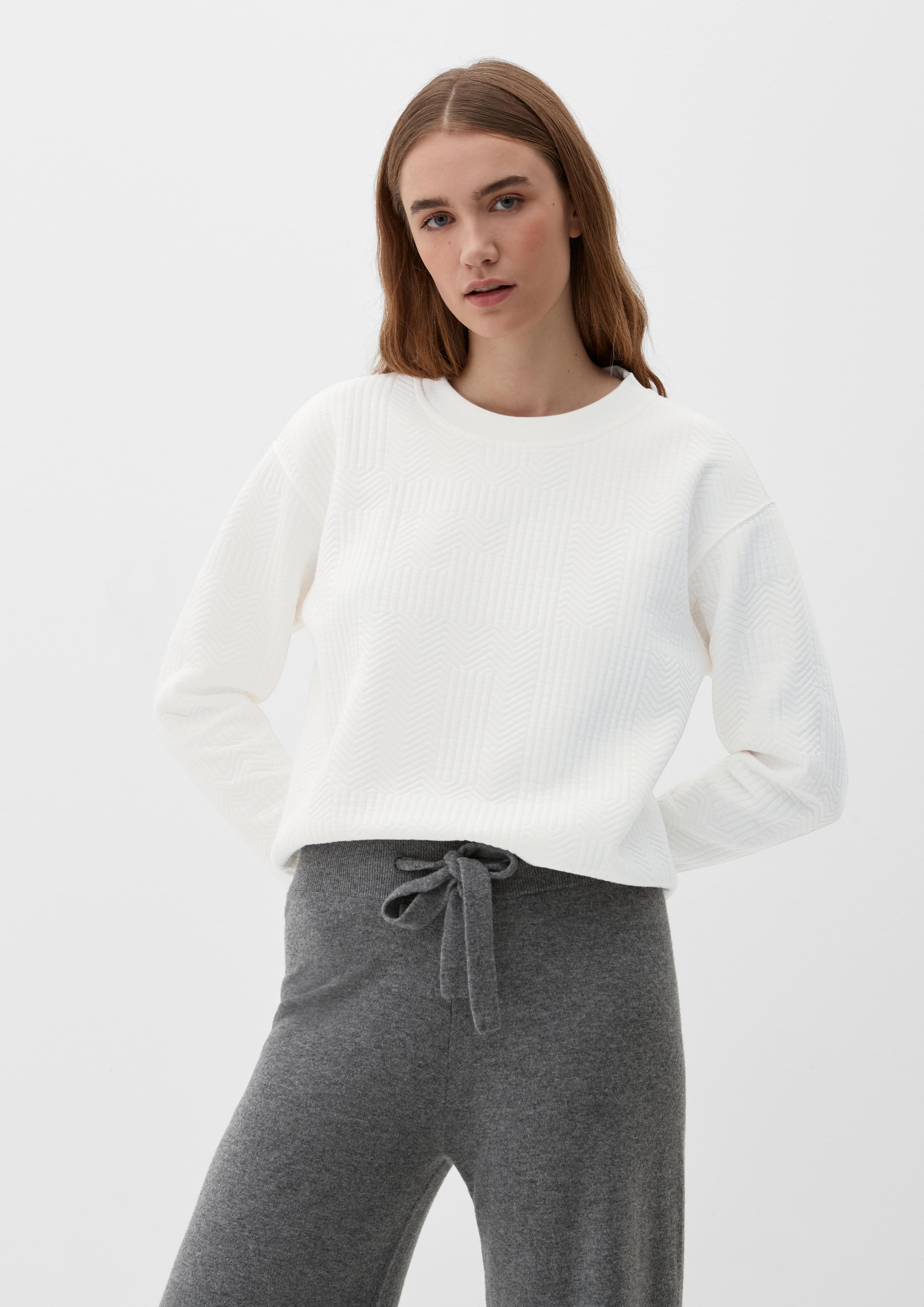 Sweatshirt mit Strukturmuster  2126270-0210