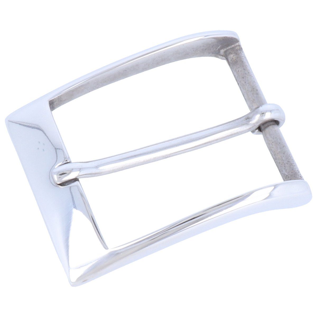FREDERIC HERMANO Gürtelschnalle 35mm Edelstahl Silber - Buckle Royan - 335907500020