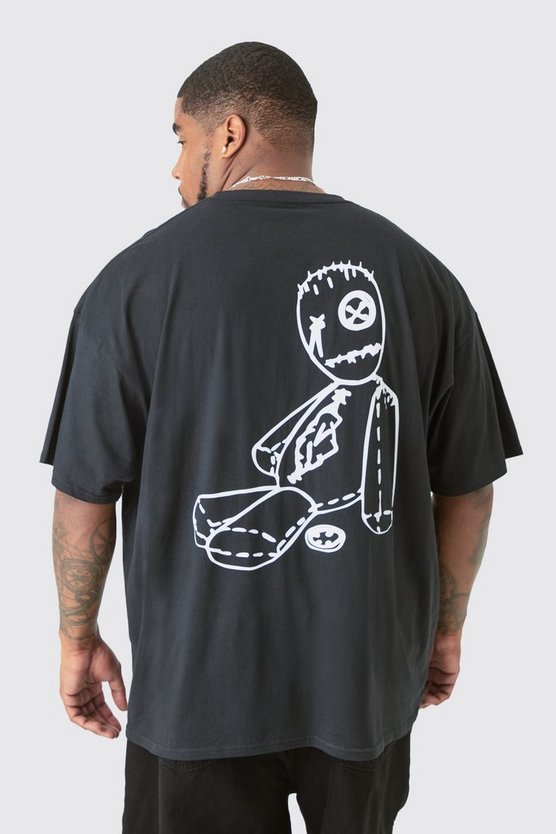 Plus T-Shirt mit lizenziertem Korn-Print