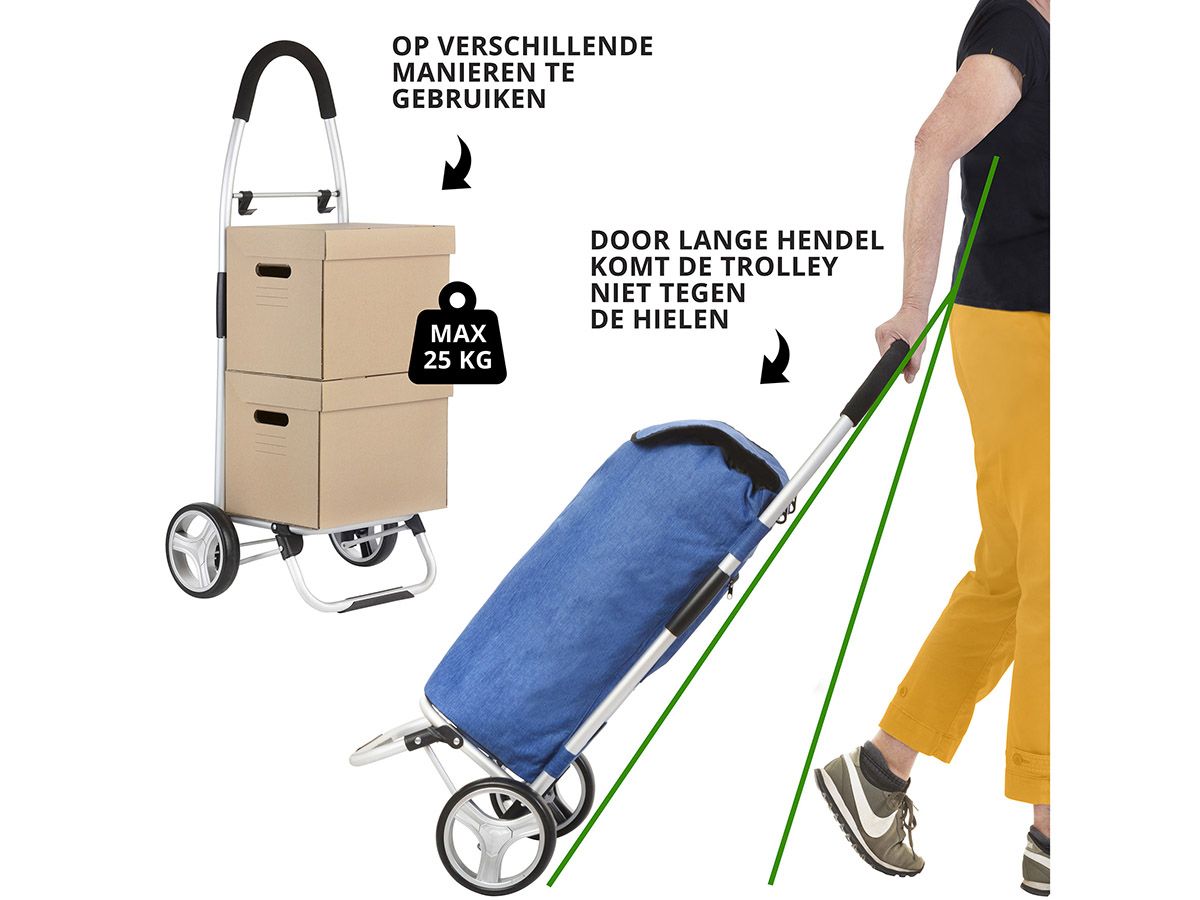 Cruiser 45 liter faltbarer Einkaufswagen