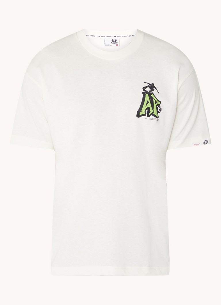 Aape T-shirt with front and back print