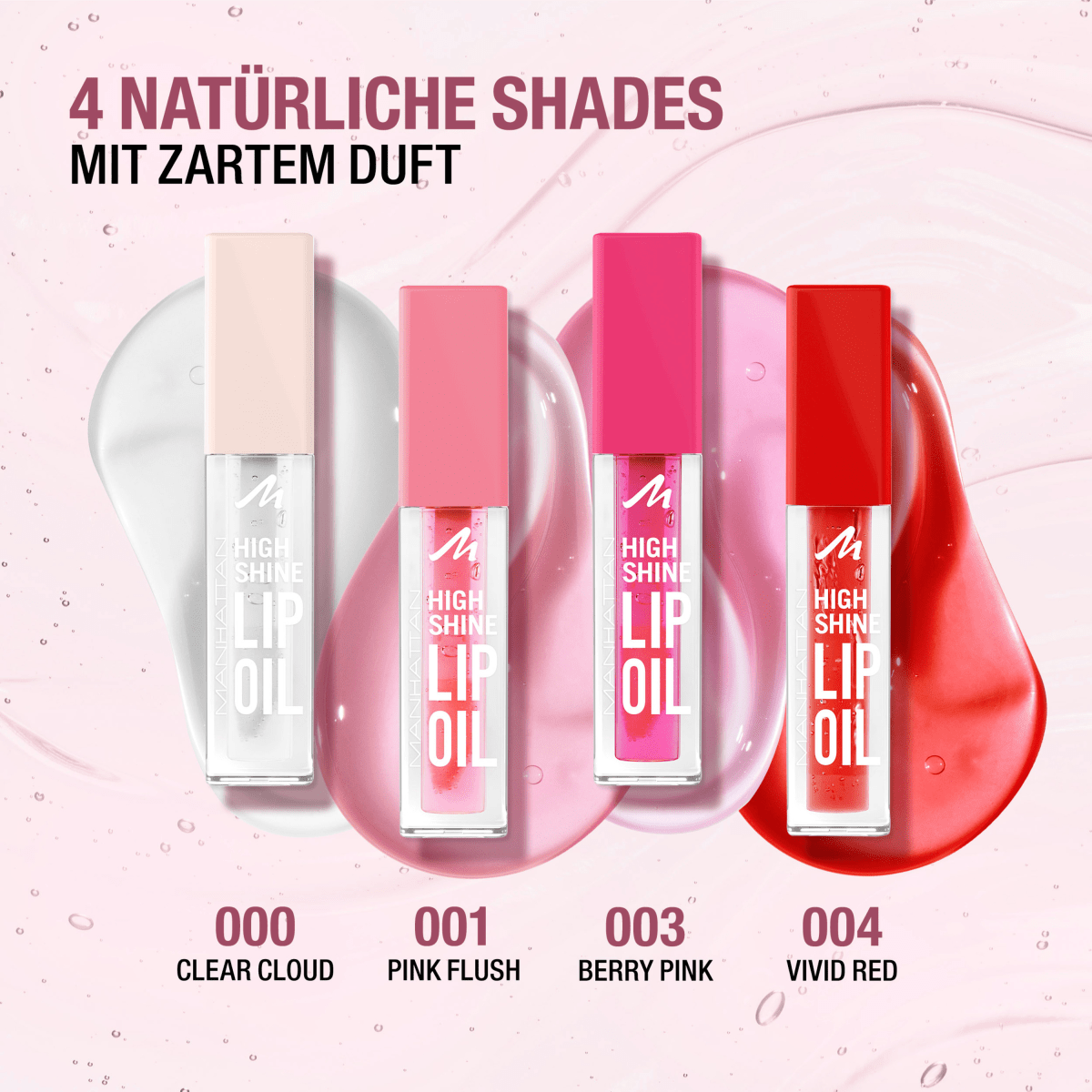 Lippenöl High Shine 001 Pink Flush, 4,5 ml