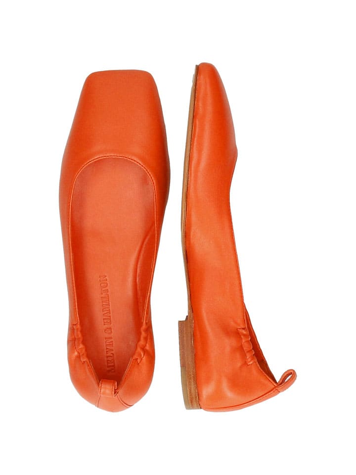 MELVIN & HAMILTON Leder-Ballerinas 