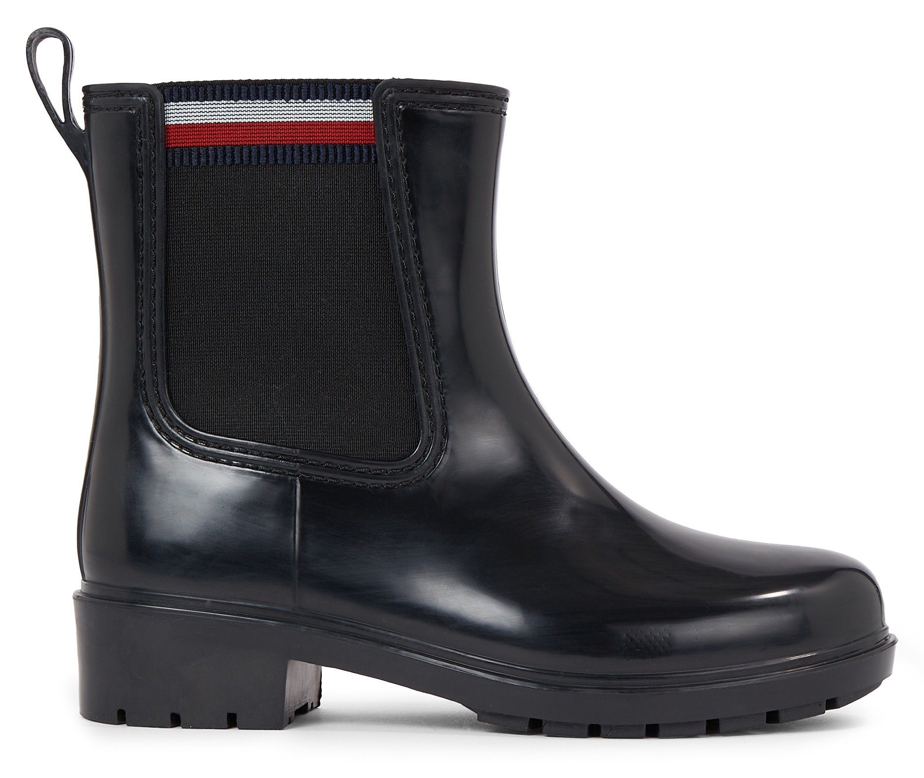 Tommy Hilfiger CORPORATE ELASTIC RAINBOOT Chelseaboots mit beidseitigem Stretcheinsatz