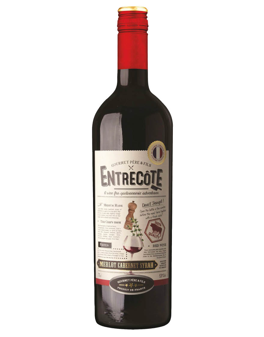 Vin de France Entrecôte 2022 Gourmet Père et Fils 0,75 ℓ