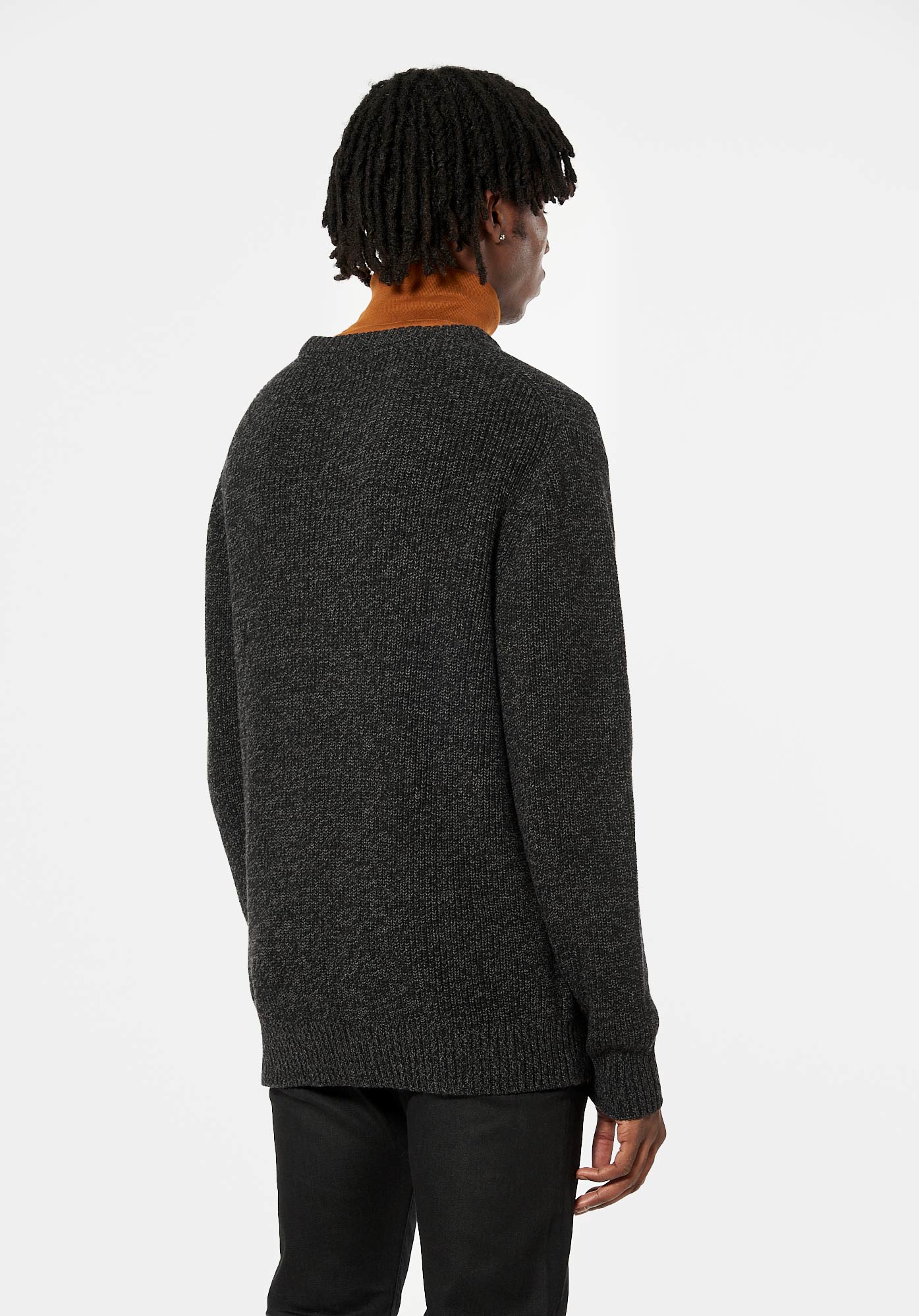 VOLF   Pull gris foncé Homme