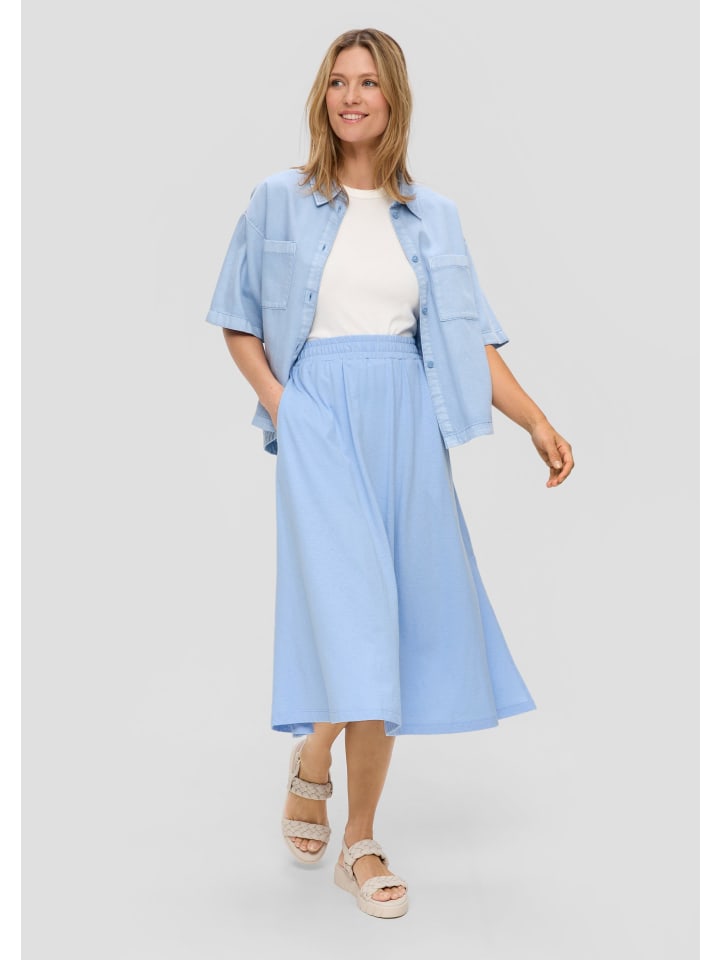 s.Oliver Rock lang in Blau günstig kaufen 46