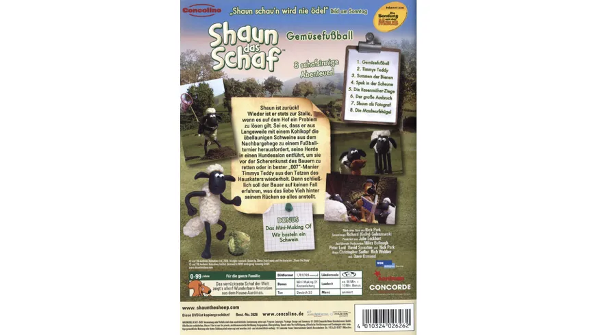 Shaun das Schaf - Gemüsefußball