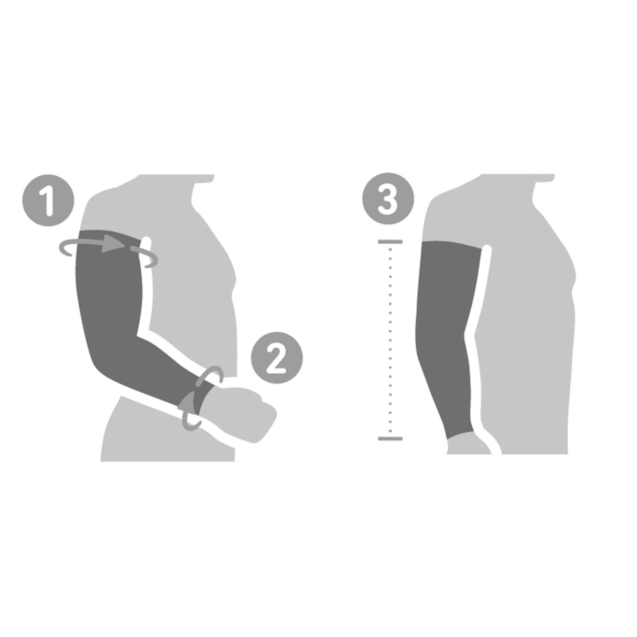 Compression Arm (x-long) Sleeve - Blau