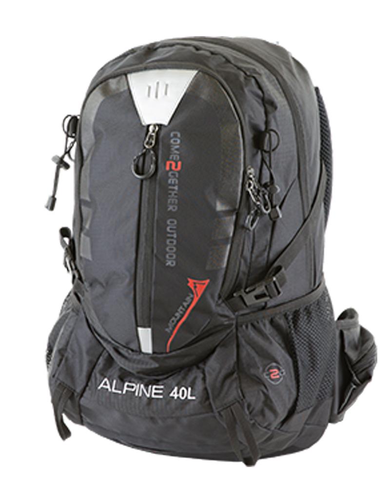 Nowi ALPINE Trekkingrucksack 40 Liter schwarz