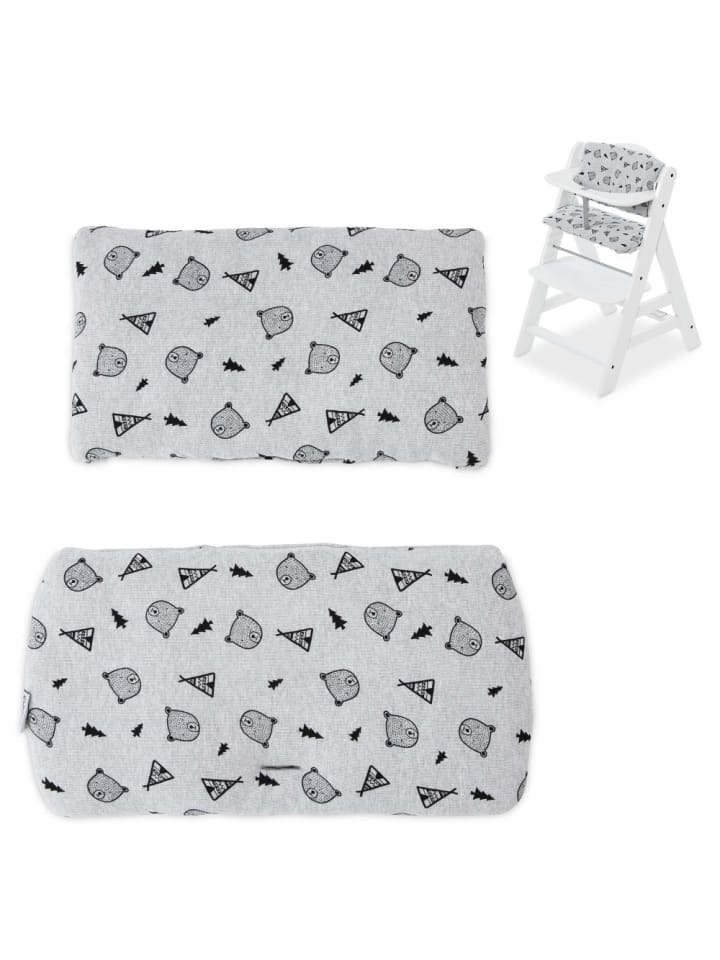 Hauck Hochstuhlauflage Deluxe - Nordic Grey in grau günstig kaufen onesize