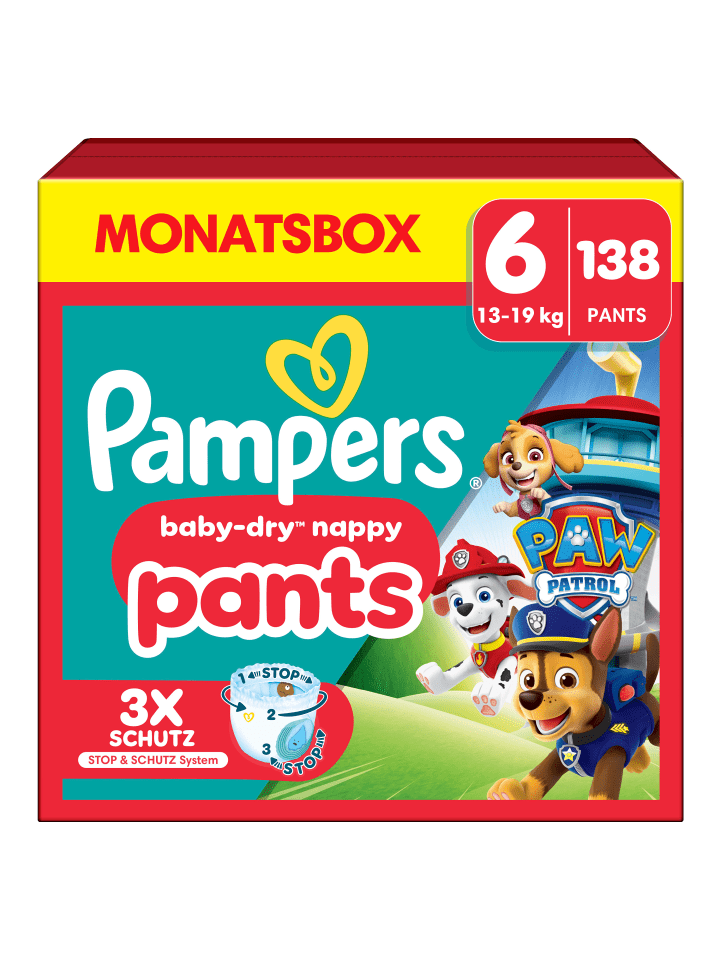Pampers Pampers Baby-Dry Pants Paw Patrol Edition Größe 6, 138 Windeln, 13kg-19kg günstig kaufen 6