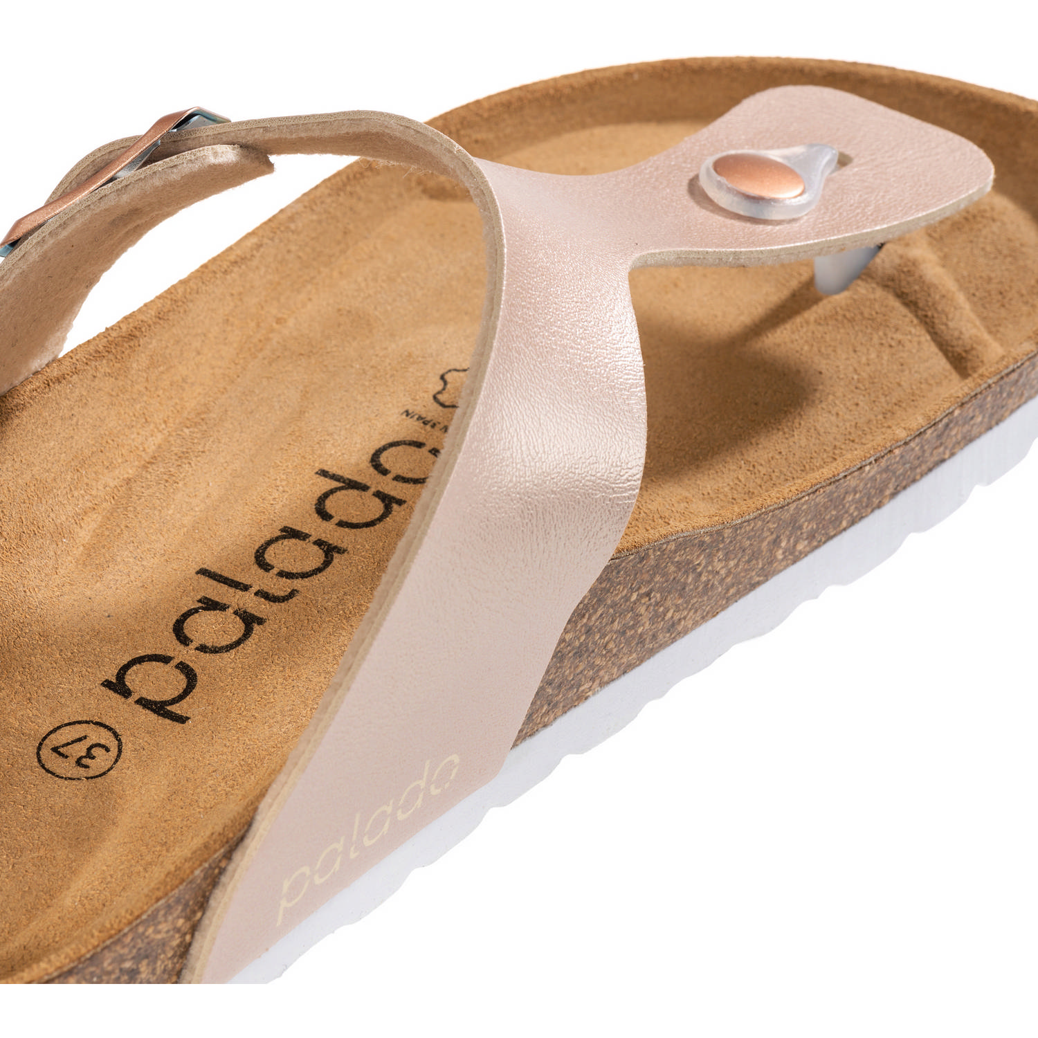 Palado Kos Metallic, Zehentrenner, Damen, Rose