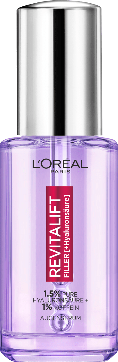 Augenserum Revitalift Filler Hyaluron + Koffein, 20 ml