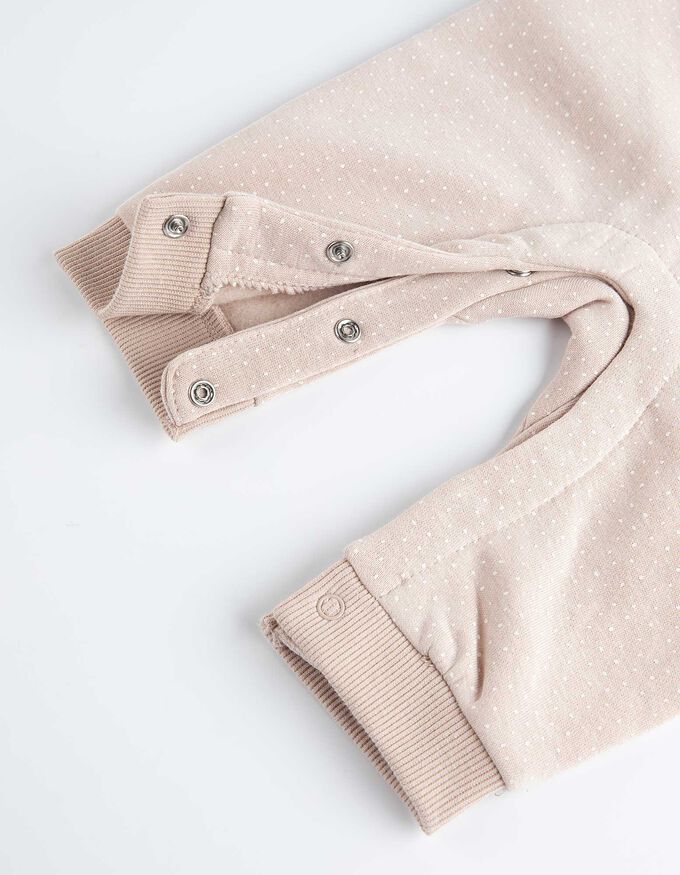 Set aus Langarmshirt und Latzhose - Stickereien