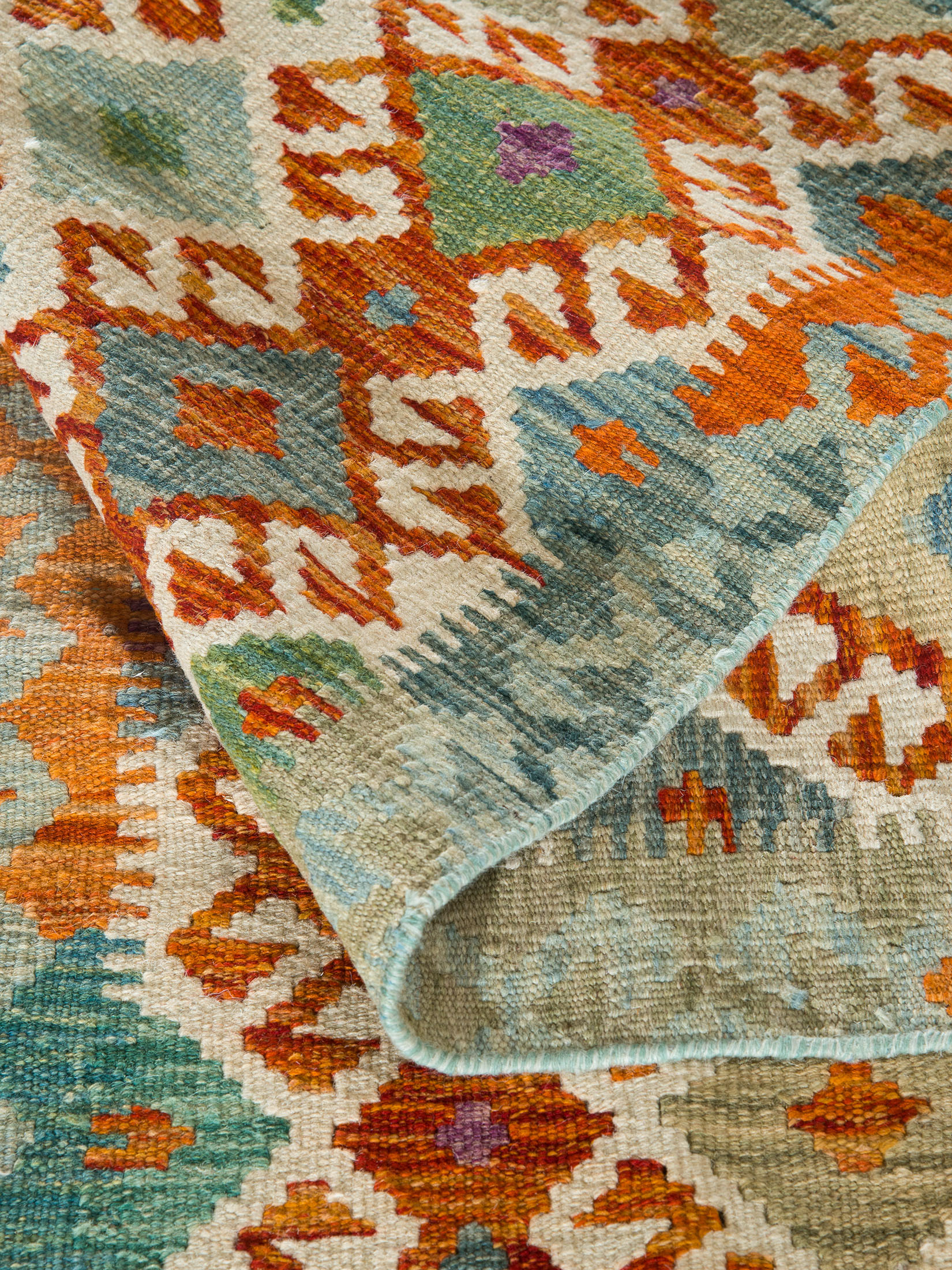 Afghan Kelim ca. 65 x 193 cm, Unikat / Einzelstück