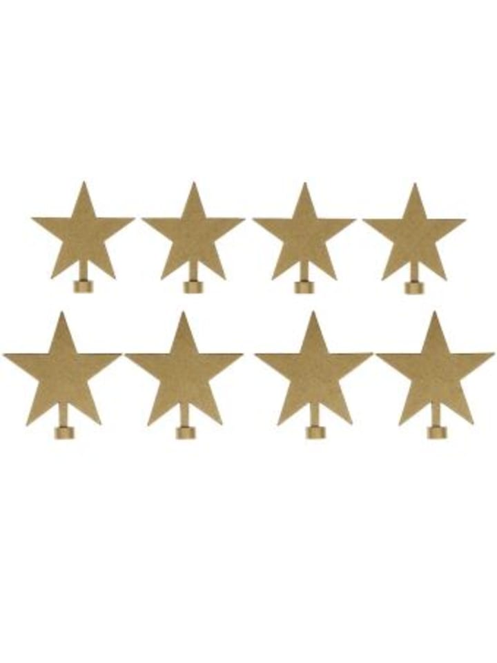 Rico Design Nonbook - Holzfiguren für Adventskranz, Stern gold günstig kaufen onesize