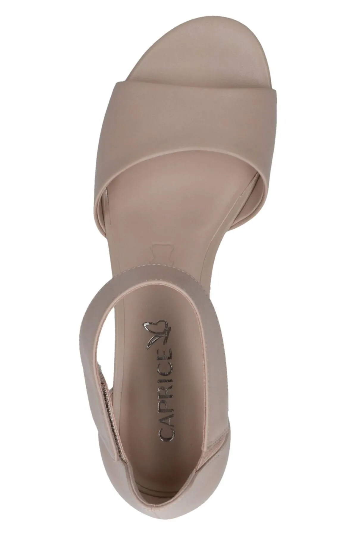 Caprice  Sandalette - Beige - Blockabsatz