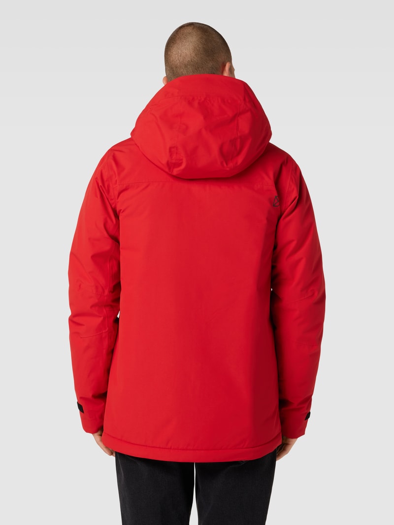 Jacke mit Label-Details Modell 'STEFAN' in rot