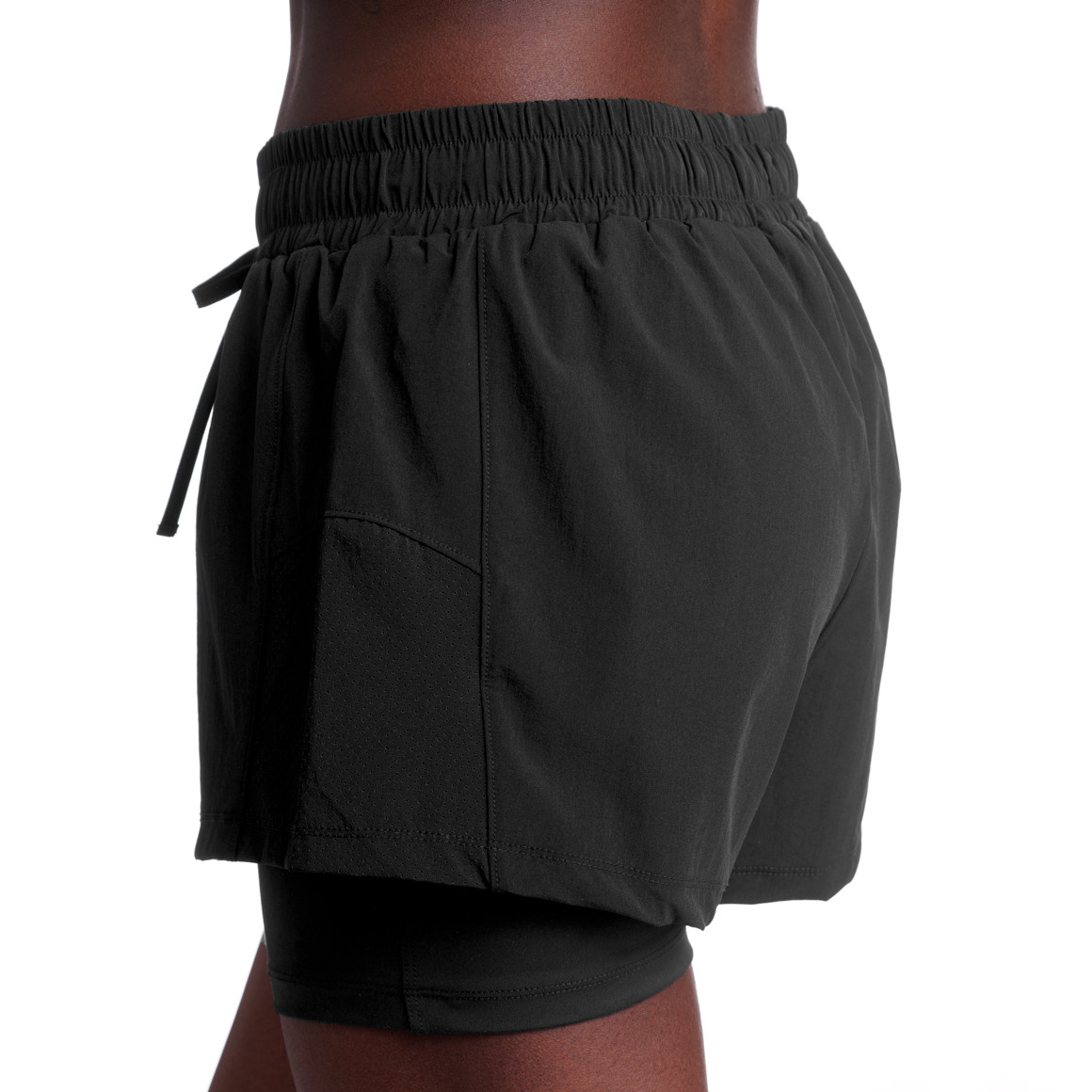 Damen Sport-Shorts zweilagig