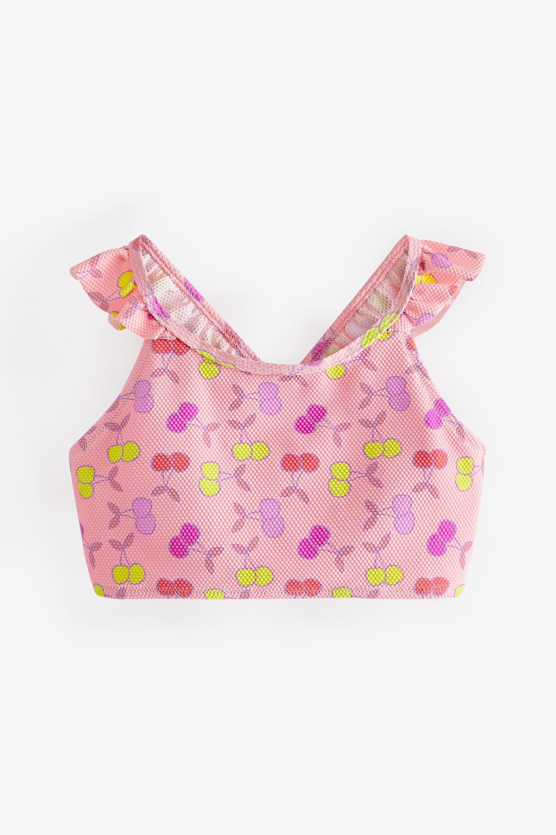 Next Bustier-Bikini Bikini mit Rüschenärmeln (2-St)