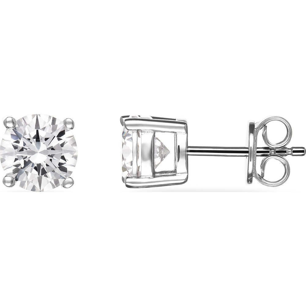 FAVS Boucles d'oreilles à fermoir à poussette 925 Argent Boucles d'oreilles