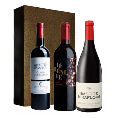 COFFRET TRIO - 90+/100 PARKER 100% LANGUEDOC