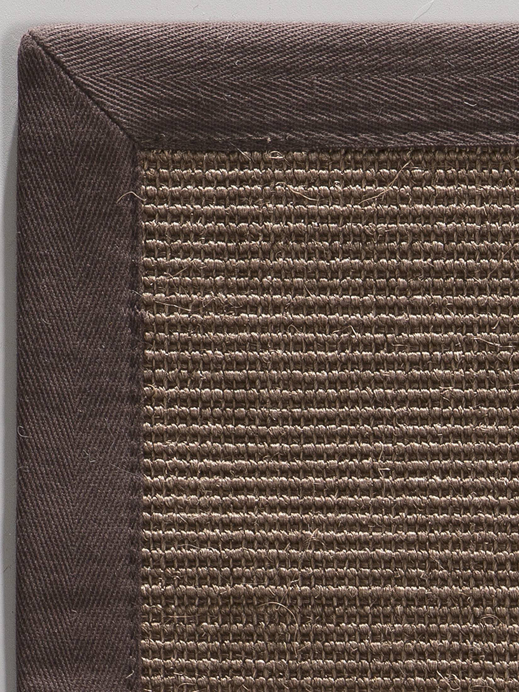 Aruba Colour Sisal-Teppich, Kaffee