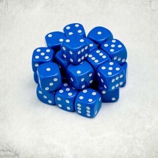 Battle Dice 25x Blue 12mm
