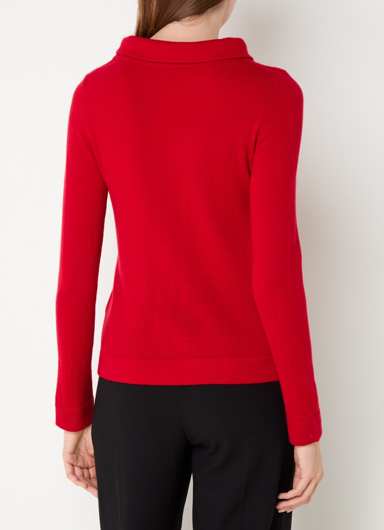 Hobbs Audrey Feinstrickpullover aus Kaschmirmischung mit Stehkragen