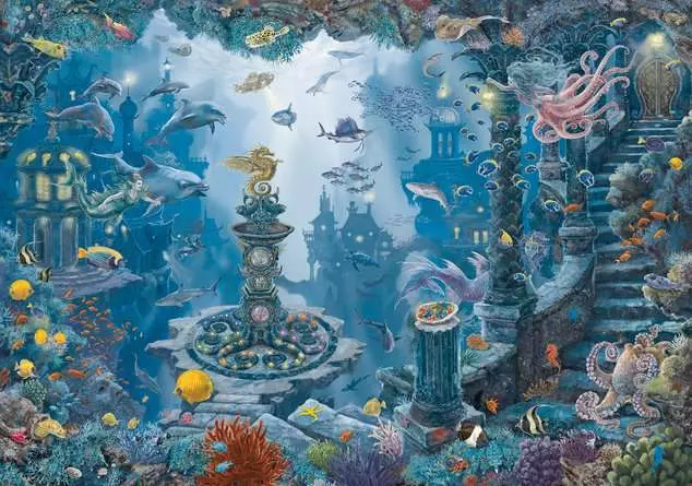 Puzzle 368 Teile - Im Unterwasserreich