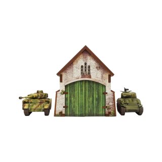WW2 Normandy Cowshed (PREPAINTED)