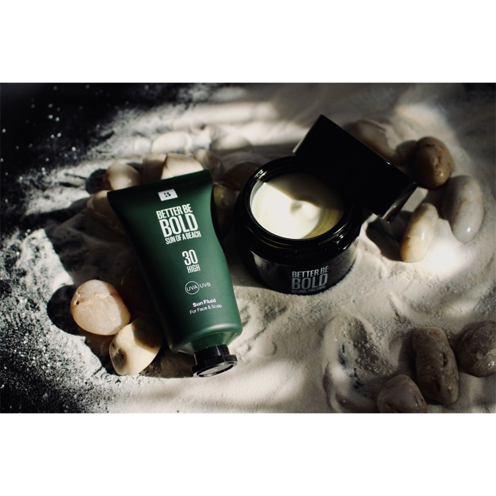 Better Be Bold Soin pour hommes Sun Of A Beach Fluide Solaire Visage & Cuir chevelu LSF 30 Baume solaire