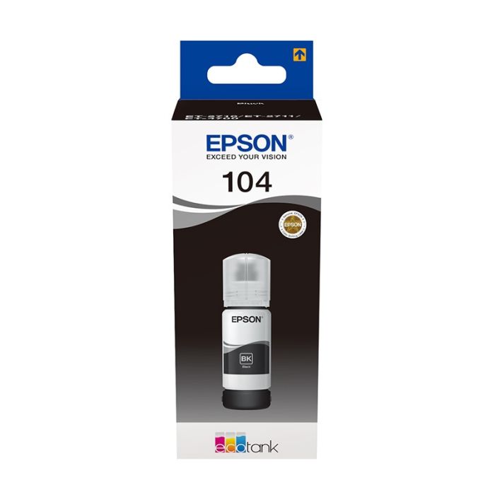 Μελάνι EPSON T104 Ecotank μαύρο