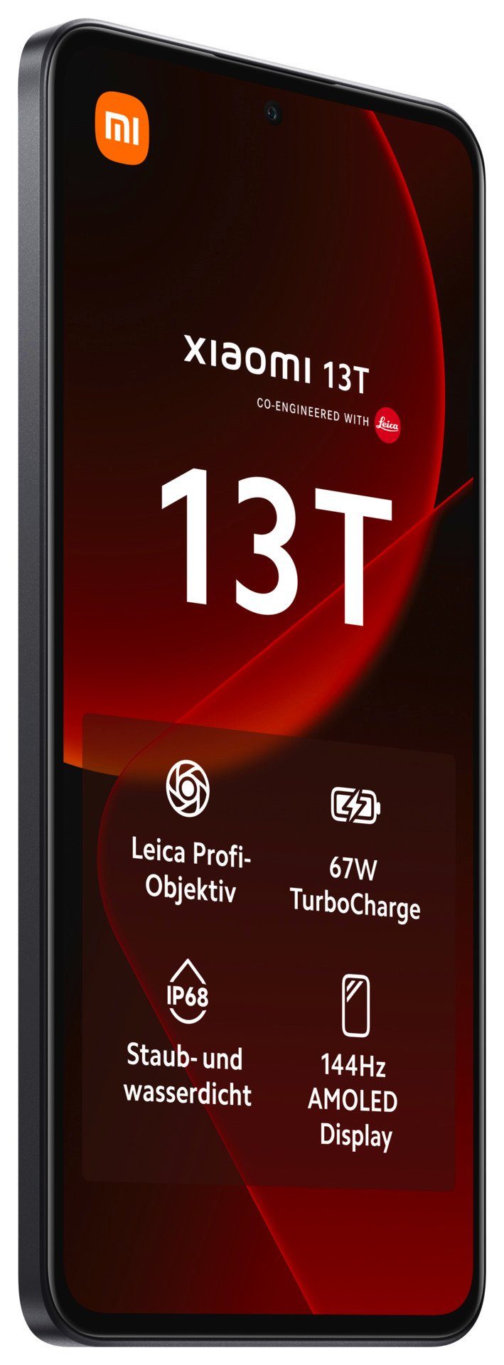 Xiaomi 13T mit 8GB RAM + 256GB internem Speicher Smartphone (16,94 cm/6,67 Zoll, 256 GB Speicherplatz, 50 MP Kamera, 16,94 cm (6,67 Zoll) 144 Hz CrystalRes AMOLED Display)