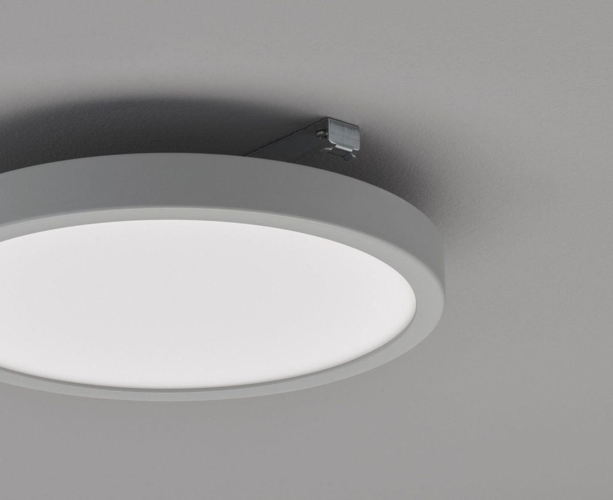 EGLO LED Deckenleuchte Molay Silber Ø 28,5 cm