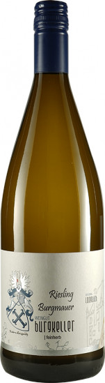 2021 Riesling Burgmauer feinherb 1,0 L - Weingut Burgkeller