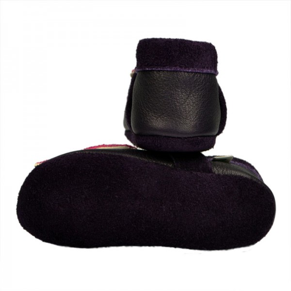Pantolinos ~ lavendula Einhorn lila/weiß/pink