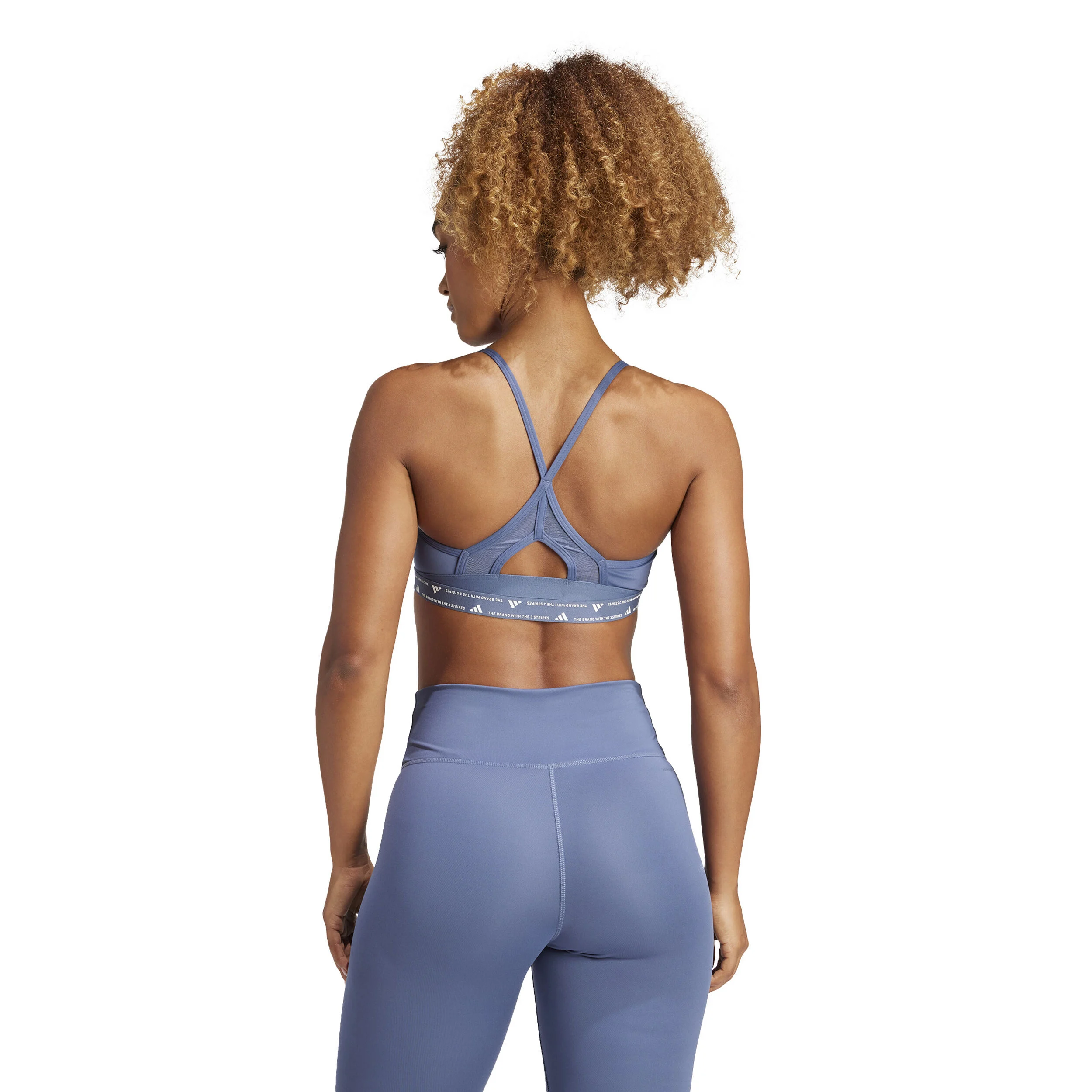 Aeroimpact Low-Support Sport-BH Damen - Blaugrau
