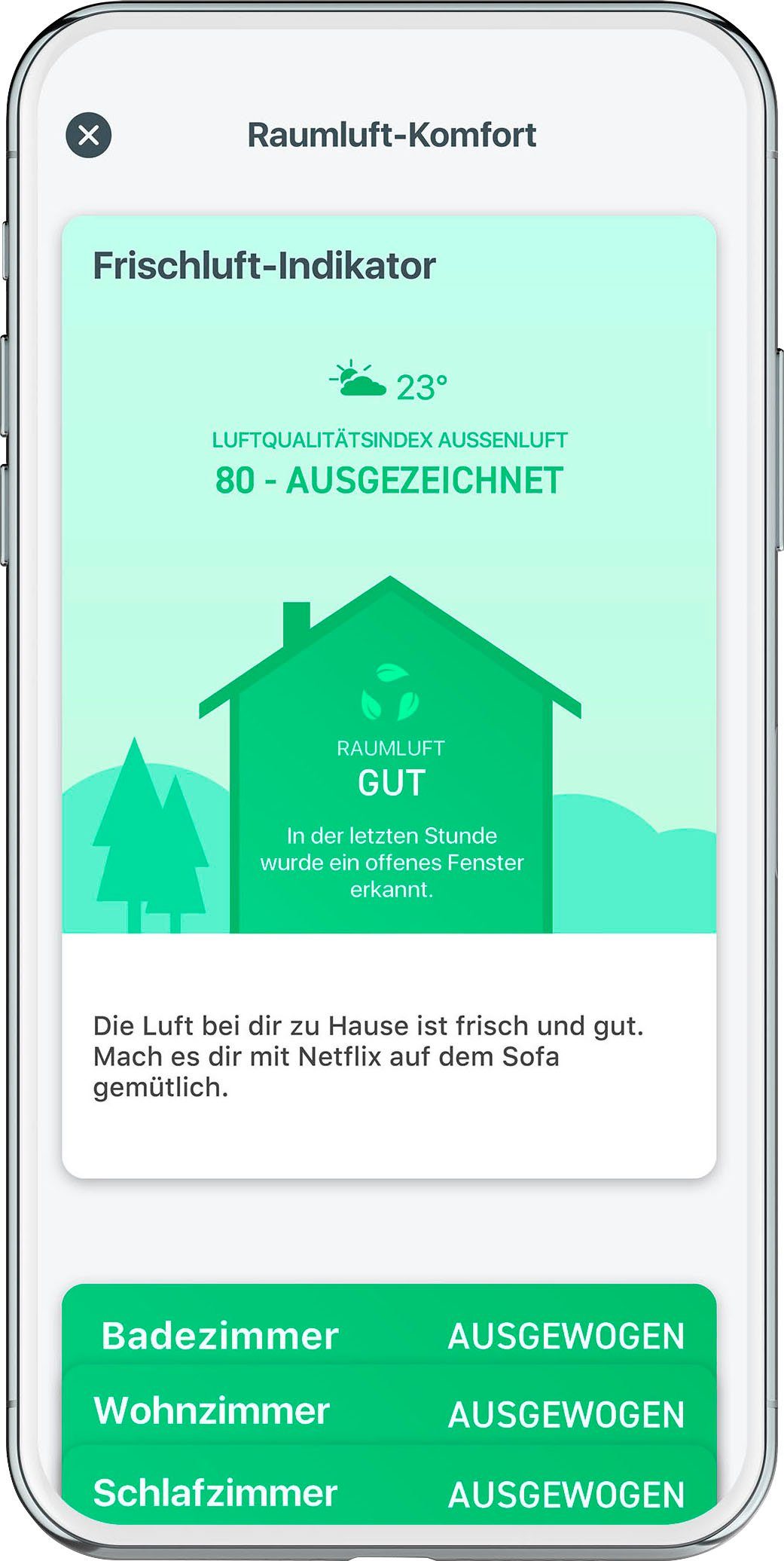 Tado Heizkörperthermostat Starter Kit - Smartes Heizkörper-Thermostat V3+, (1 St)