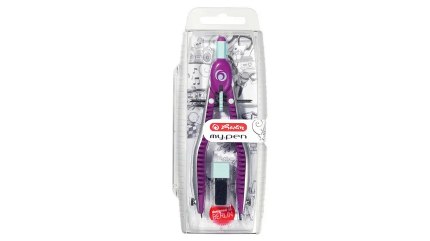 herlitz Schnellverstellzirkel my.pen lila/minze