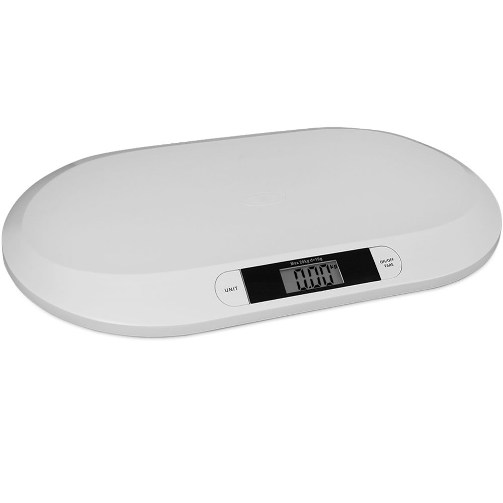 DEUBA Babywaage 20kg 55 x 32 x 4cm weiß
