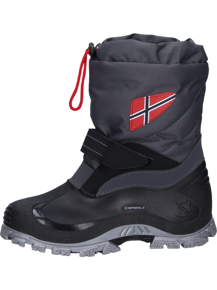Spirale Kinder-Winterstiefel Morten gefüttert in grau günstig kaufen