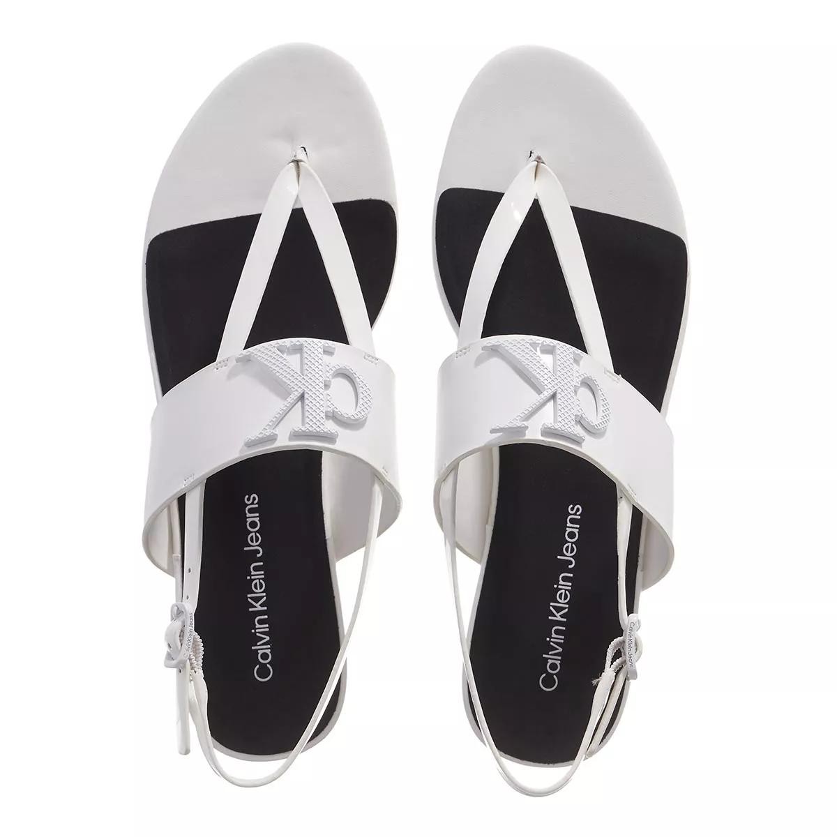 CALVIN KLEIN Zehentrenner weiss Sandale